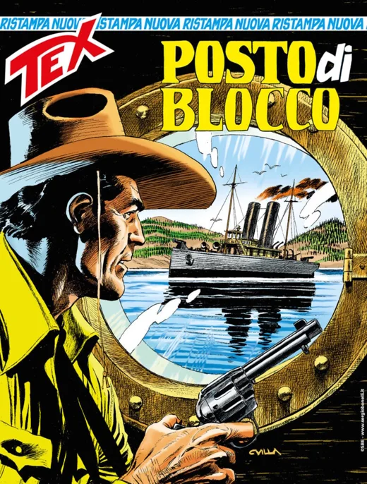 Tex — Posto di blocco, copertina intera